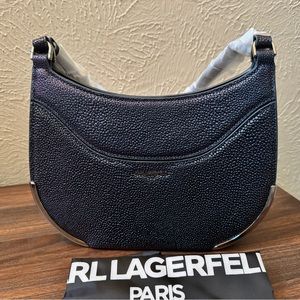 NWT Karl Lagerfeld Milou Small Leather Crossbody